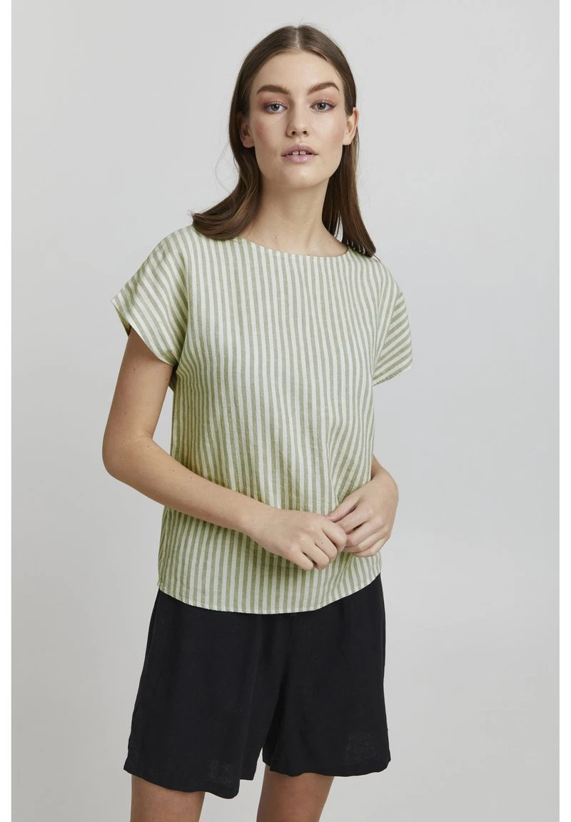 Oxmo ARNORA - Blusa - Seagrass Mix , Mujer 3 Oxmo ARNORA - Blusa - Seagrass Mix , Mujer