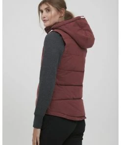 Oxmo OXLEW - Chaleco - Wine Red , Mujer -Oxmo Elegante tienda 0338ac5c611543899ed3b603224d7202