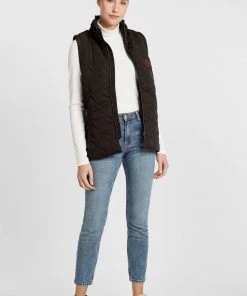 Oxmo OXALITA - Chaleco - Black , Mujer -Oxmo Elegante tienda 049ba6e4809d41fc9e744ba0e5a09997