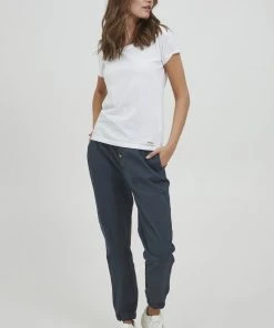 Oxmo OXCONZI - Pantalones - Grey , Mujer