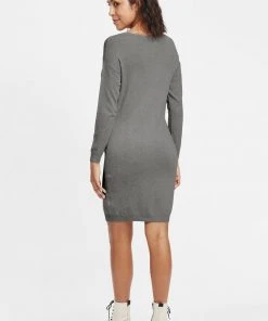 Oxmo OXELLA - Vestido De Punto - Grey Mel , Mujer -Oxmo Elegante tienda 060635992ff24d9f8fc53de923ea5fba