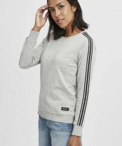 Oxmo OXGABITA - Sudadera - Grey Melange , Mujer