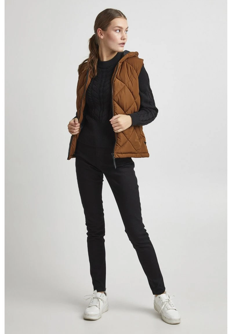 Oxmo OXSTANA - Chaleco - Tortoise Shell , Mujer 4 Oxmo OXSTANA - Chaleco - Tortoise Shell , Mujer - Image 2