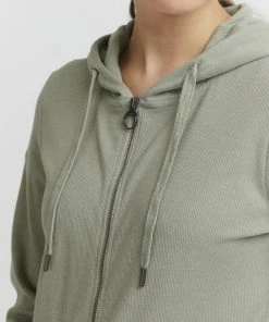 Oxmo OXLOVA - Sudadera Con Cremallera - Seagrass Melange , Mujer -Oxmo Elegante tienda 0721c3b89b4b49b4aba99a5638d42f59