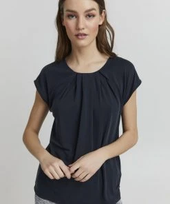 Oxmo BJALLA - Camiseta Estampada - Darkblue , Mujer