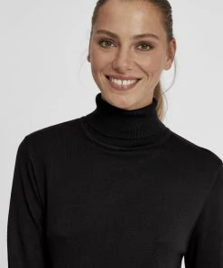 Oxmo OXWINA - Jersey De Punto - Black, Mujer -Oxmo Elegante tienda 099b690f932e4ce4ad36ac47157b90a2