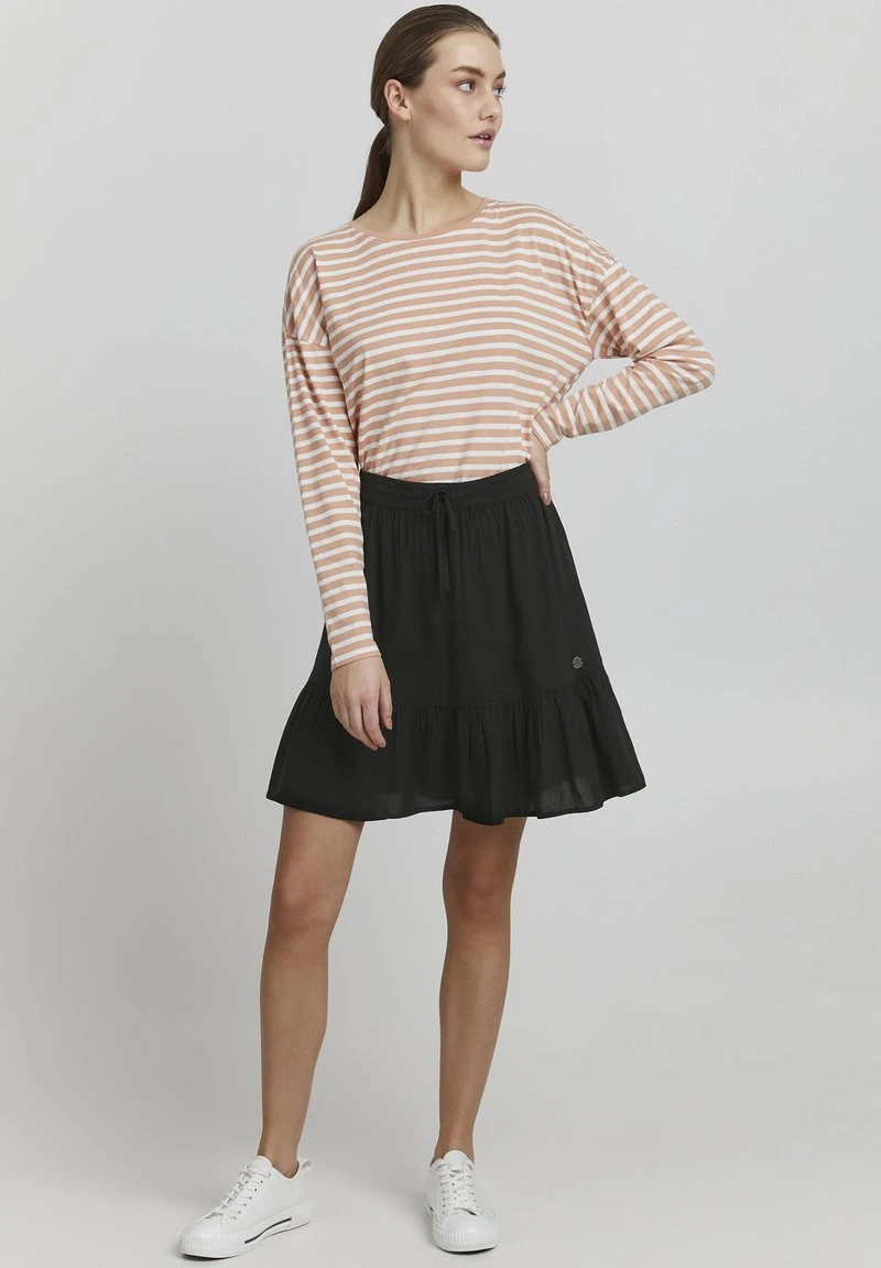 Oxmo OXEIRA - Falda Acampanada - Black , Mujer 4 Oxmo OXEIRA - Falda Acampanada - Black , Mujer - Image 2