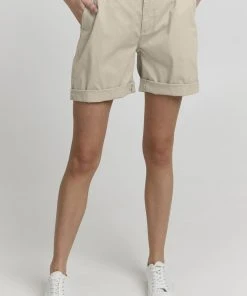 Oxmo OXCHARLINE - Shorts - Cement , Mujer