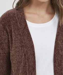 Oxmo OXELISABET - Chaqueta De Punto - Dark Cinnamon, Hombre -Oxmo Elegante tienda 0d875ec31ea14b27a5ad9d809fdc74e6