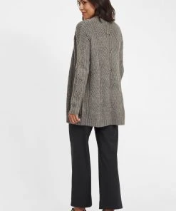 Oxmo OXCLEA - Chaqueta De Punto - Medium Grey Melange , Mujer -Oxmo Elegante tienda 0dde9cfb94204fa883b01a2bf52bf19d