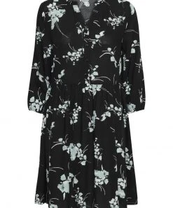 Oxmo Vestido Informal - Black Mix , Mujer -Oxmo Elegante tienda 0f7035fc44574a94b28a1233033ae586