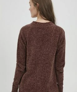 Oxmo OXELISABET - Chaqueta De Punto - Dark Cinnamon, Hombre -Oxmo Elegante tienda 0f883e6edceb401ebf22c5441b968553