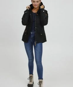 Oxmo OXBELLISSA - Chaqueta De Entretiempo - Black , Mujer -Oxmo Elegante tienda 11bd6d8265f142f7a55efcacda1953f1