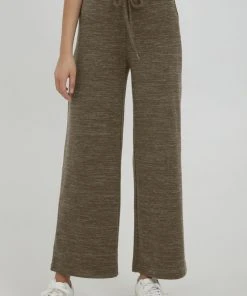 Oxmo OXBERENICE - Pantalones Deportivos - Ivy Green Melange , Mujer