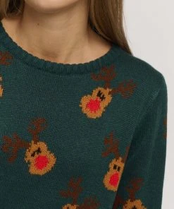 Oxmo OXCHRISTEL - Jersey De Punto - Botanical Garden, Mujer -Oxmo Elegante tienda 12e6918db3184702b642d0c609338cc1