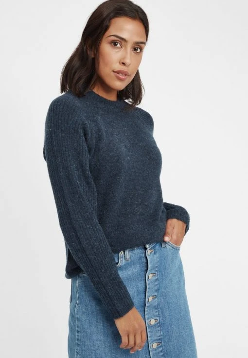 Oxmo OXGIANNA - Jersey De Punto - Total Eclipse, Mujer -Oxmo Elegante tienda 1619b8d398cc452b9373130c01fa565b