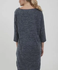 Oxmo OXBINALA - Vestido De Punto - Total Eclipse Melange , Mujer -Oxmo Elegante tienda 168870debb9c4559824cf14145f259a6