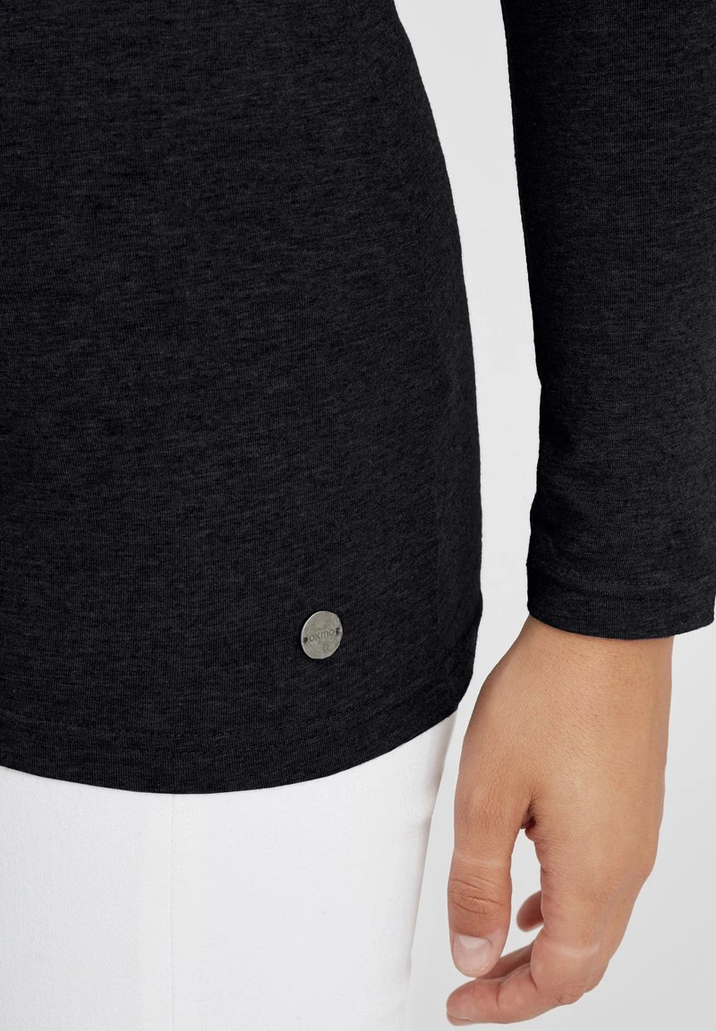 Oxmo OXMARIE - Camiseta De Manga Larga - Black , Mujer 7 Oxmo OXMARIE - Camiseta De Manga Larga - Black , Mujer - Image 5