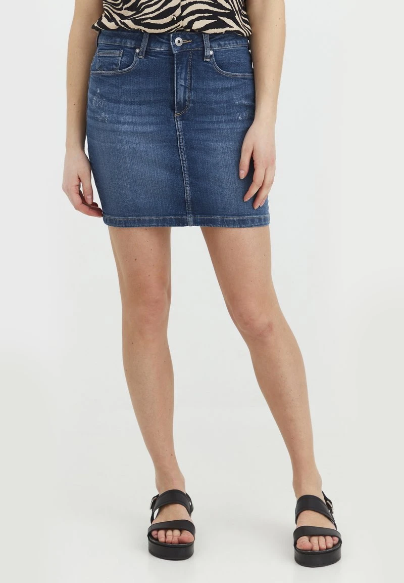 Oxmo OXADRIA - Falda Vaquera - Antique Blue , Mujer 3 Oxmo OXADRIA - Falda Vaquera - Antique Blue , Mujer