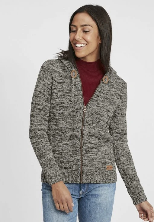 Oxmo OXPHILADELPHIA - Chaqueta De Punto - Dark Grey, Mujer -Oxmo Elegante tienda 177eaa25c3a54109914baa2a4daab513