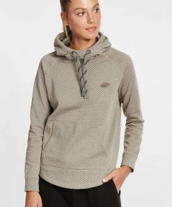 Oxmo OXAMINA - Jersey Con Capucha - Grey Melange , Mujer