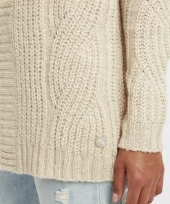 Oxmo OXCLEA - Chaqueta De Punto - Oyster Grey Melange, Mujer -Oxmo Elegante tienda 1a6e85cb8c1548ed8580d8a1f0739904