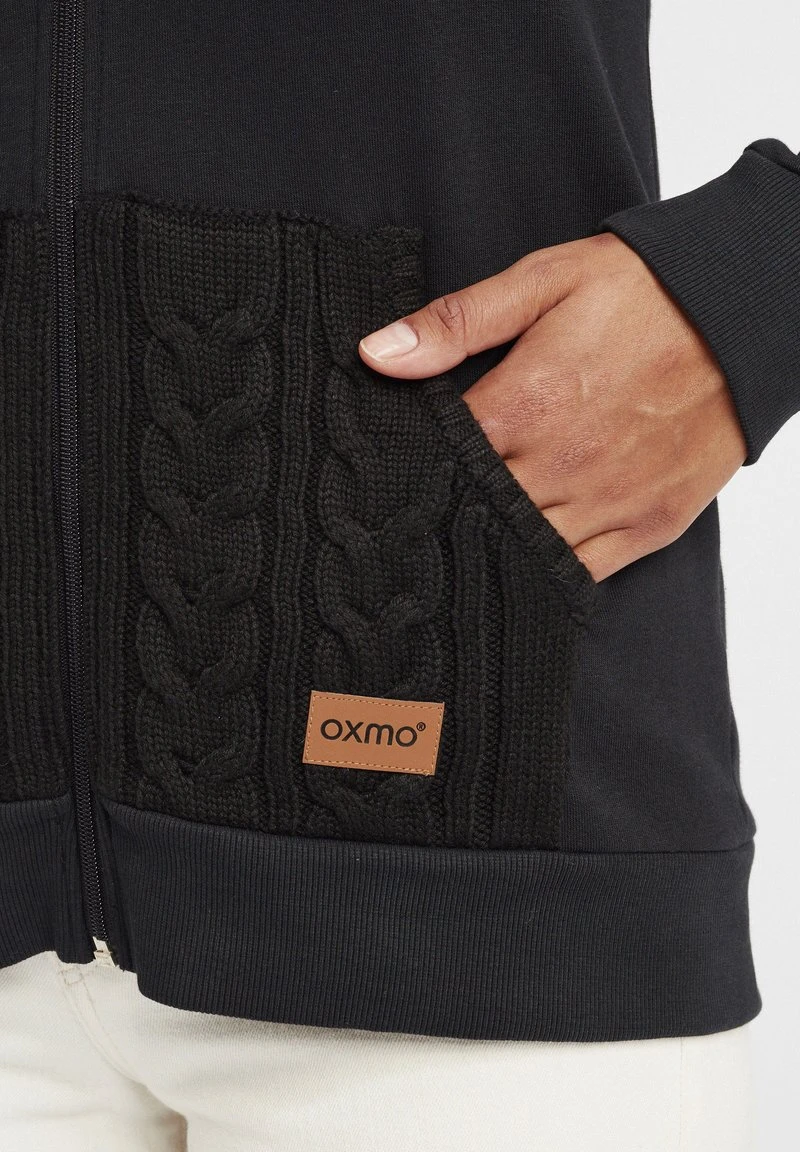 Oxmo OXMATILDA - Sudadera Con Cremallera - Black , Mujer 12 Oxmo OXMATILDA - Sudadera Con Cremallera - Black , Mujer - Image 10