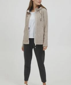 Oxmo OXFIA - Chaqueta De Punto - Cloud Dancer , Mujer -Oxmo Elegante tienda 1b7723a4275847c0a4d47163ba4e891d