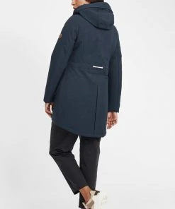 Oxmo OXMELLY - Abrigo De Invierno - Insignia Blue, Mujer -Oxmo Elegante tienda 1bebcf3b98b54cb4803ed910f2d6cf97