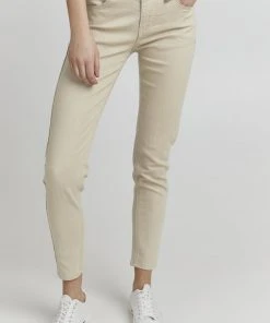Oxmo OXPEETJE - Pantalones - Cement, Mujer