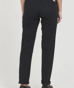 Oxmo OXCHAKIRA - Pantalones Chinos - Black , Mujer -Oxmo Elegante tienda 1f84a94bbf214f6bb169d9a9a502945f