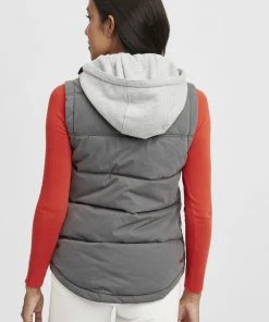 Oxmo OXLEWONDA - Chaleco - Dark Grey , Mujer 10 Oxmo OXLEWONDA - Chaleco - Dark Grey , Mujer -Oxmo Elegante tienda 217781eecf3b4dd89e35a00403d04f21