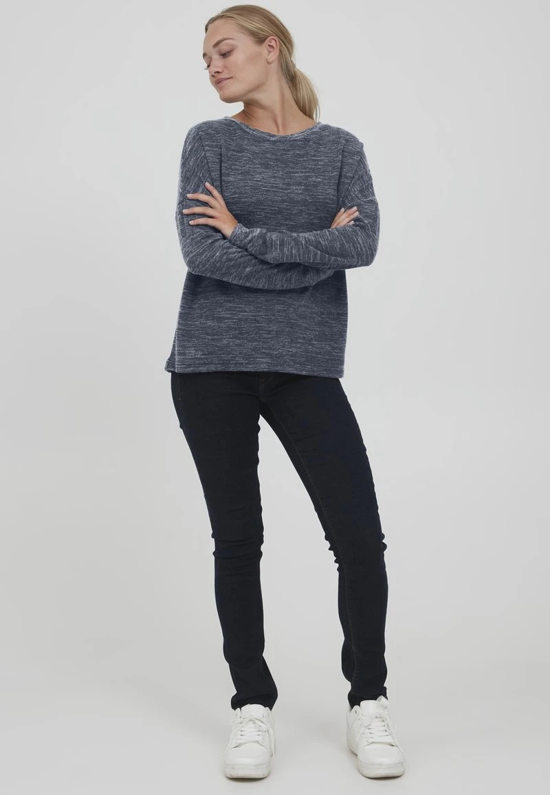 Oxmo OXBENTA - Jersey De Punto - Total Eclipse Melange, Mujer 4 Oxmo OXBENTA - Jersey De Punto - Total Eclipse Melange, Mujer - Image 2