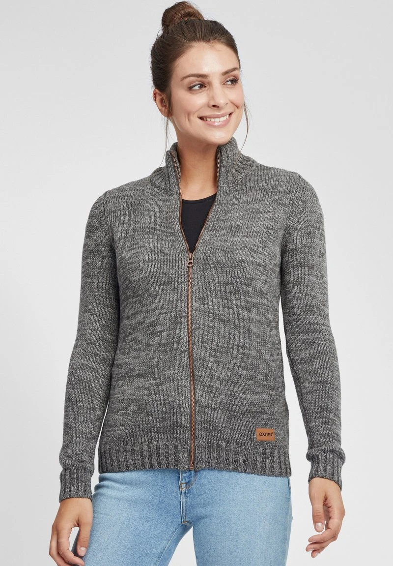 Oxmo OXPHENIX - Chaqueta De Punto - Dark Grey , Mujer 3 Oxmo OXPHENIX - Chaqueta De Punto - Dark Grey , Mujer