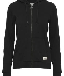 Oxmo OXLOVA - Sudadera Con Cremallera - Black , Mujer -Oxmo Elegante tienda 290dcaf958fc44e08810bc86dba18a86