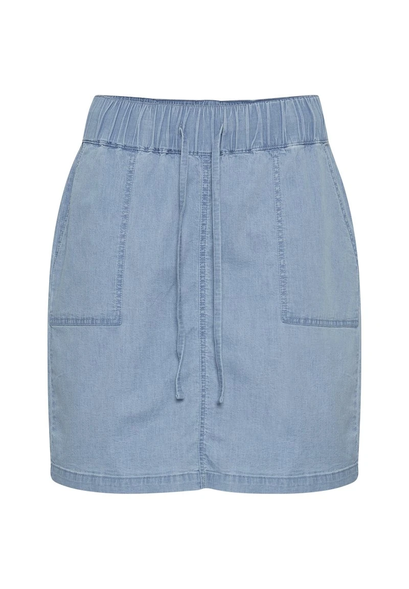 Oxmo OXLILLE - Falda Vaquera - Light Blue Denim , Mujer 7 Oxmo OXLILLE - Falda Vaquera - Light Blue Denim , Mujer - Image 5