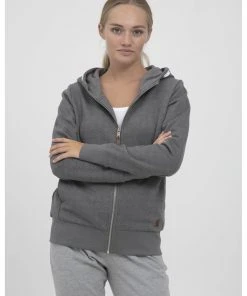 Oxmo OXVENDELA - Sudadera Con Cremallera - Grey, Mujer