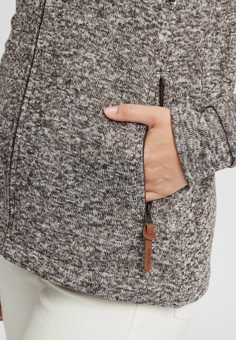 Oxmo OXTHORY - Sudadera Con Cremallera - Coffee Bea , Mujer 7 Oxmo OXTHORY - Sudadera Con Cremallera - Coffee Bea , Mujer - Image 5