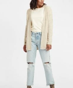 Oxmo OXCLEA - Chaqueta De Punto - Oyster Grey Melange, Mujer -Oxmo Elegante tienda 343676678a8347158060a088dbee313c