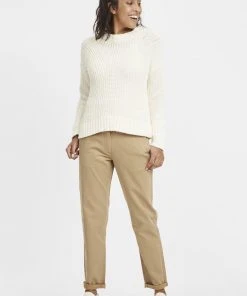 Oxmo OXDONETA - Pantalones Chinos - Sand , Mujer -Oxmo Elegante tienda 35a1f889bb1c4b98bc119e255f234de4