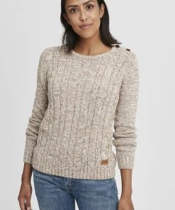 Oxmo OXPHIA - Jersey De Punto - Dune, Mujer