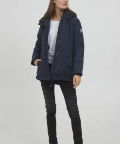 Oxmo OXJYTTE - Chaqueta De Entretiempo - Dark Blue , Mujer -Oxmo Elegante tienda 3719e9f888934050835b54c23d4e2035