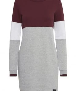 Oxmo OXSWEAT - Vestido Ligero - Wine Red , Mujer -Oxmo Elegante tienda 3c473d93279a4e8fb1ef8a12ad18c5ed