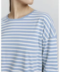 Oxmo Camiseta De Manga Larga - Bel Air Blue , Mujer 11 Oxmo Camiseta De Manga Larga - Bel Air Blue , Mujer -Oxmo Elegante tienda 3d3bbfa5c5e548f4b4b46e52b1a63d67