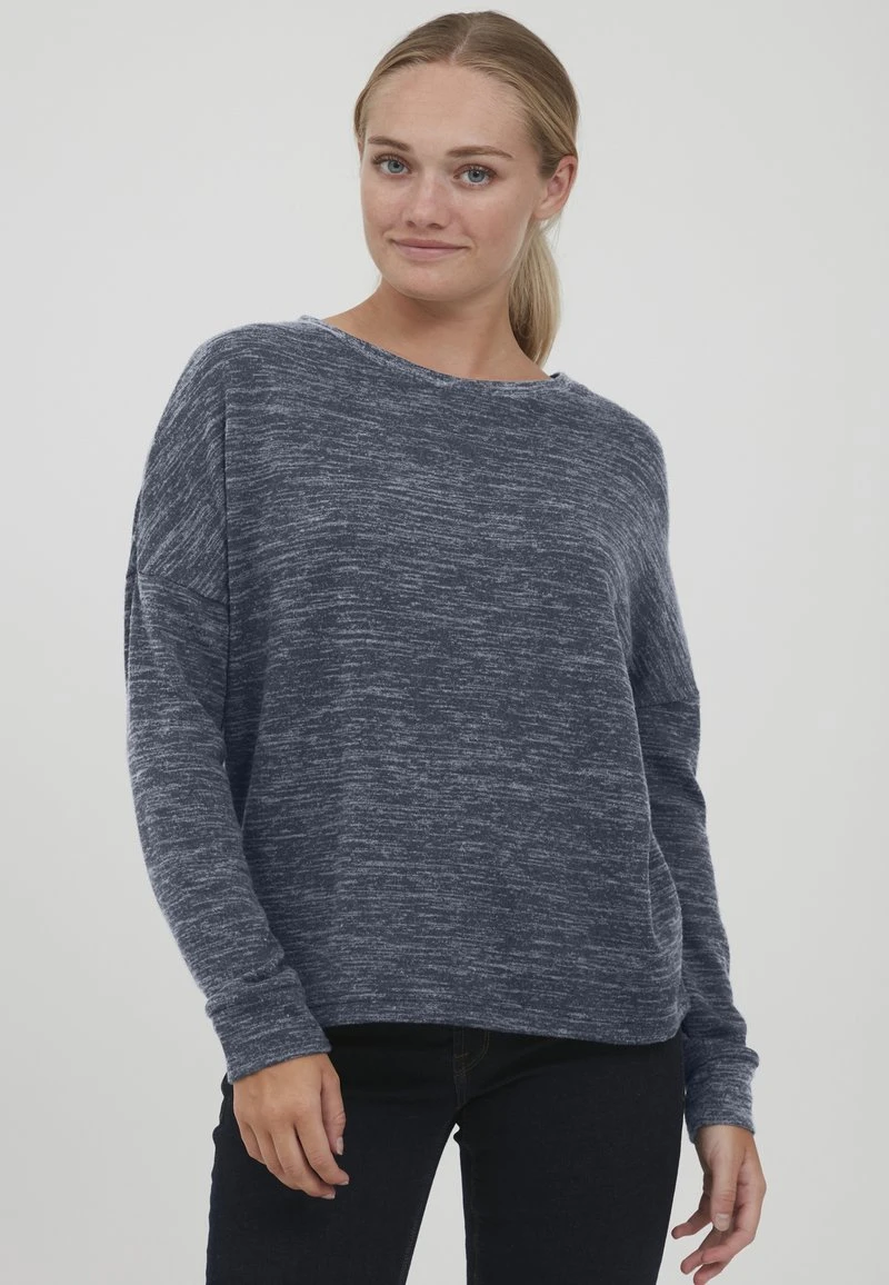 Oxmo OXBENTA - Jersey De Punto - Total Eclipse Melange, Mujer 3 Oxmo OXBENTA - Jersey De Punto - Total Eclipse Melange, Mujer