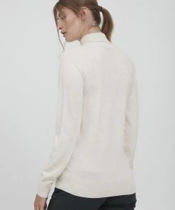 Oxmo OXWINA - Jersey De Punto - Oyster Grey Melange, Mujer -Oxmo Elegante tienda 408b016b032d44efbc155133775d046d