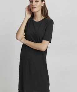 Oxmo BRINJA - Vestido Ligero - Black , Mujer