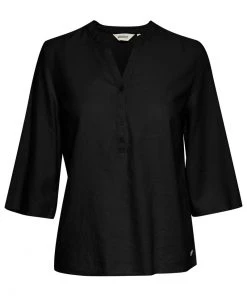 Oxmo OXANEA - Blusa - Black , Mujer -Oxmo Elegante tienda 43ddb0a1192143a4a0bd4aa45e0e6c21