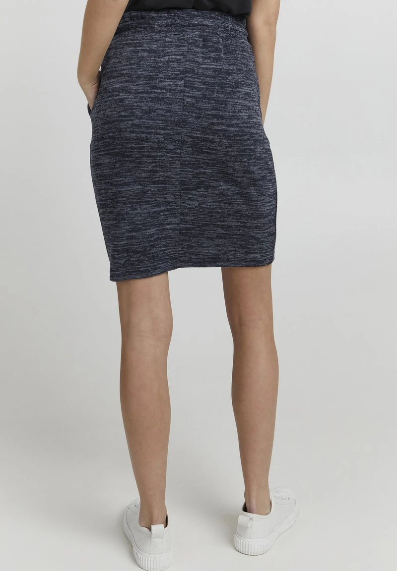 Oxmo BIRGA - Falda De Tubo - Insignia Blue Melange , Mujer 5 Oxmo BIRGA - Falda De Tubo - Insignia Blue Melange , Mujer - Image 3