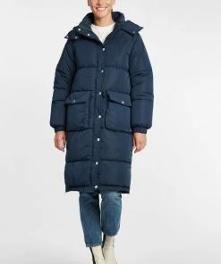 Oxmo OXALBA - Abrigo De Invierno - Dress Blues , Mujer